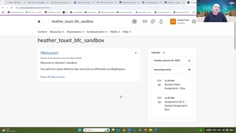 Thumbnail for Uploading a Video Assignment to Dropbox on Brightspace