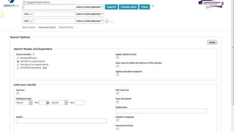Thumbnail for Searching CINAHL for Perioperative Nursing