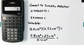 Go to TI-30XA Calculator - Scientific Notation with duration: 4 minutes, 35 seconds