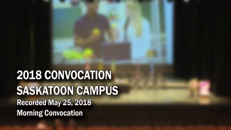 Thumbnail for Convocation Stoon AM 2018