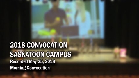 Thumbnail for entry Convocation Stoon AM 2018