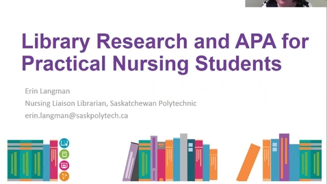 Thumbnail for Library Research and APA for Practical Nursing Students