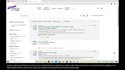 Thumbnail for Using Quick Find to find an online video