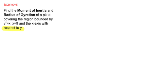 Thumbnail for Moment of Inertia and Radius of Gyration with respect to y