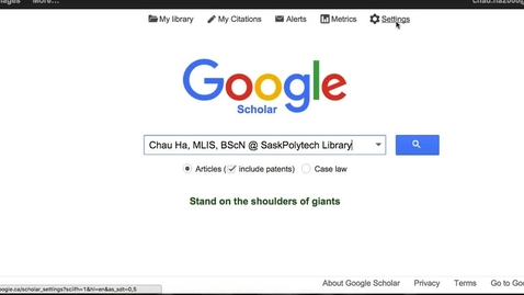 Thumbnail for Google Scholar