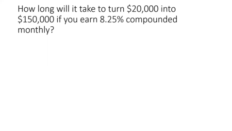 Thumbnail for Compound Interest - Solve for time (n)