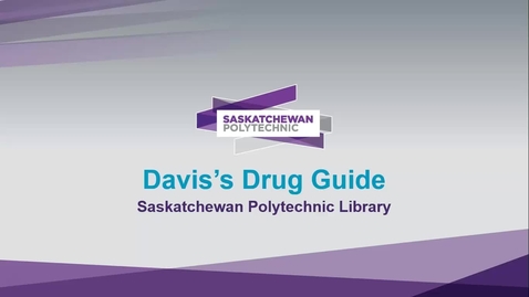 Thumbnail for Davis's Drug Guide
