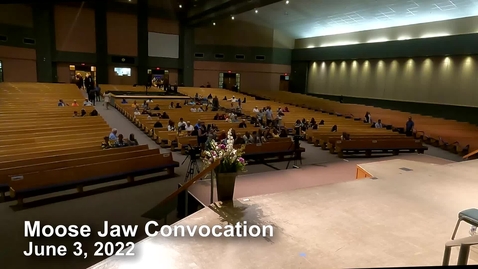 Thumbnail for Convocation Moose Jaw 2022 Time lapse