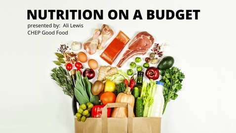 Thumbnail for Nutrition on a Budget