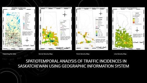 Thumbnail for entry Spatiotemporal Analysis of Traffic Incidences in Saskatchewan Using Geographic Information System