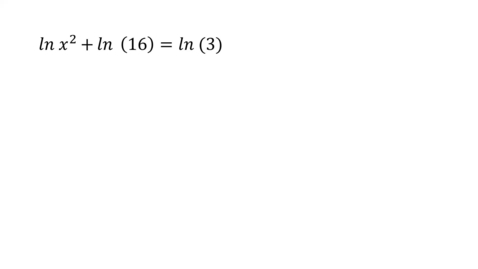 Thumbnail for entry Log Equation Example 5