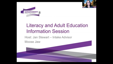 Thumbnail for entry Literacy &amp; Adult Ed Online Introduction June 2021