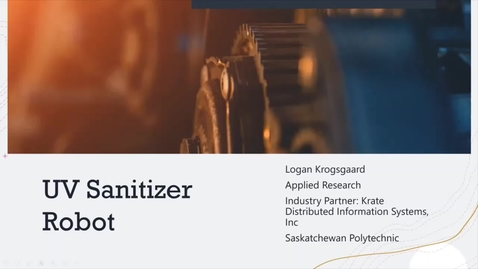 Thumbnail for Applied Research UV Sanitizer Robot Logan K