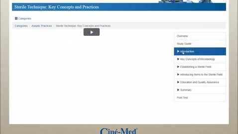 Thumbnail for Finding a Video in the AORN Video Library