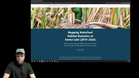 Thumbnail for Mapping Waterfowl Habitat Dynamics at Emma Lake - Emmanuel Abraham