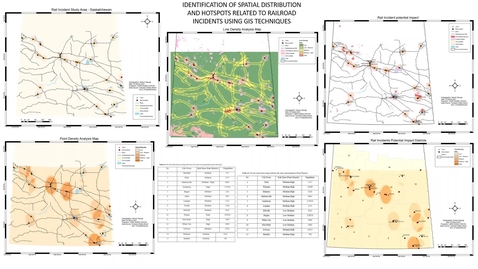 Thumbnail for entry Spatial Distribution and Hotspot Analysis of Railroad incidents in Saskatchewan using GIS