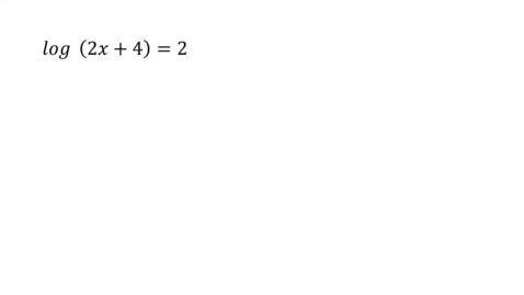 Thumbnail for entry Log Equation Example 4