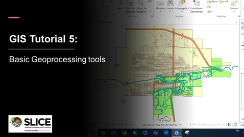 Thumbnail for GIS Tutorial 5 Basic Geoprocessing tools