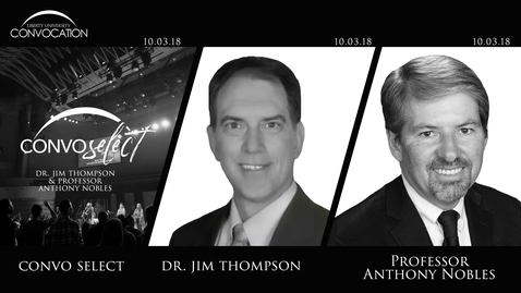 Thumbnail for Dr. Jim Thompson &amp; Prof. Anthony Nobles