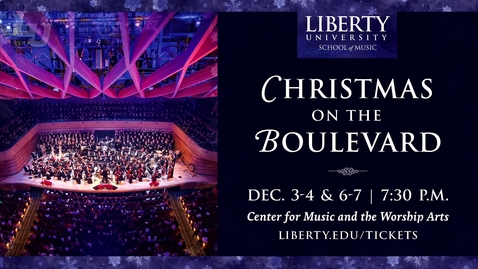 Thumbnail for entry Christmas on the Boulevard - Handel's Messiah - 2018