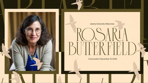 Thumbnail for entry Convocation with Rosaria Butterfield
