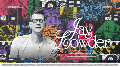 Thumbnail for entry Convocation with Jay Lowder