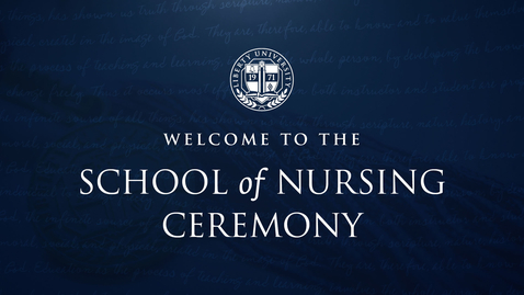 Thumbnail for entry School of Nursing | May 7, 2:00PM