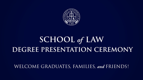 Thumbnail for School of Law | May 10, 10:00AM