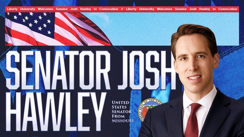 Thumbnail for Convocation with Josh Hawley