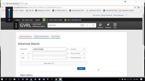 Thumbnail for Gale Virtual Reference Library: Introduction