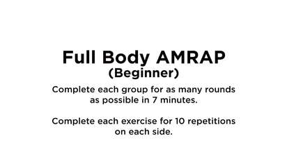 Full Body AMRAP Beginner 3.0 Liberty University