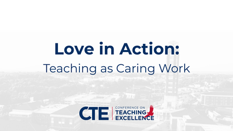 Thumbnail for Love in Action College Teaching As Caring Work - T. Martinus
