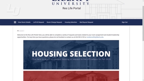 Thumbnail for entry Res Life Portal On-Campus Housing Tutorial
