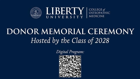 Thumbnail for LUCOM Donor Memorial Ceremony | Aug. 15, 3:00PM EDT
