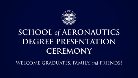 Thumbnail for School of Aeronautics | May 13, 2:00PM