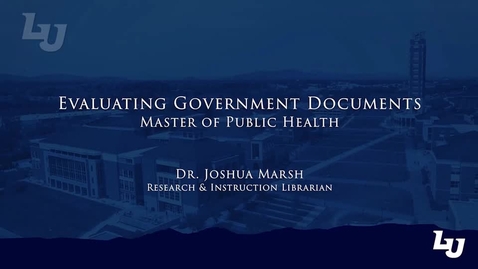 Thumbnail for Master of Public Health Research Series: Government Reports vs. Government Fact Sheets