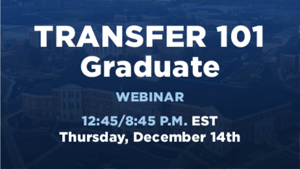 Transfer 101 Graduate Liberty University