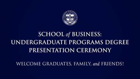 Thumbnail for School of Business | May 13, 2:00PM