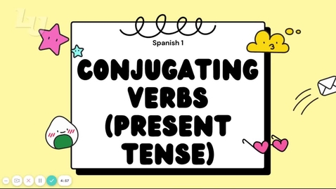 Thumbnail for entry Conjugating Spanish Verbs in the Present Tense (Spanish 1)