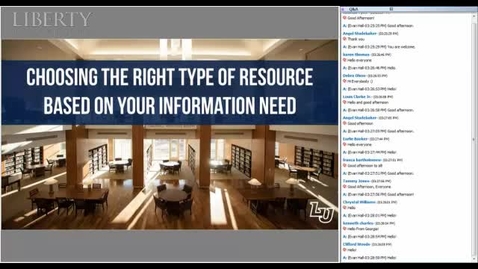 Thumbnail for Choosing the Right Type of Resource Based on Your Information Need