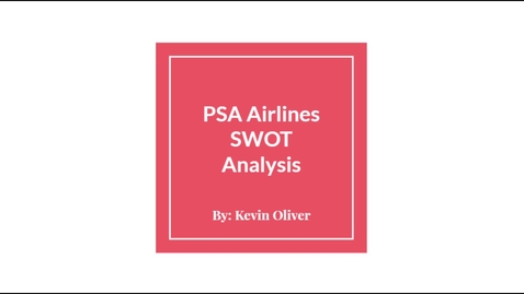Thumbnail for entry Kevin Oliver Swot Analysis 