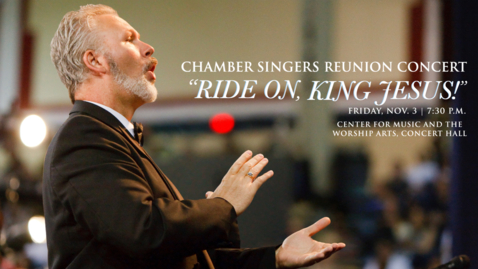 Thumbnail for entry Chamber Singers Reunion | Nov. 3, 7:30PM