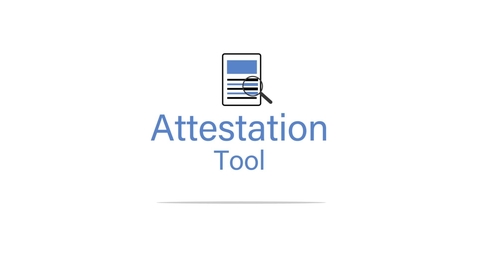 Thumbnail for entry User Attestation Tool