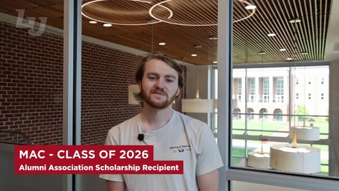 Thumbnail for Alumni Association Scholarship Testimonies