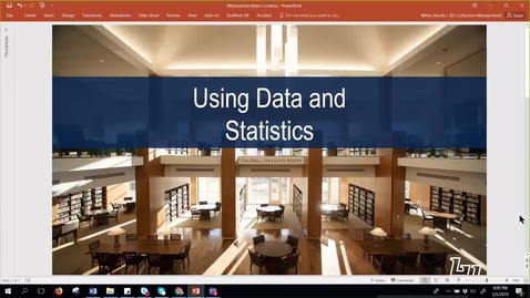 Thumbnail for Finding and Using Data and Statistics