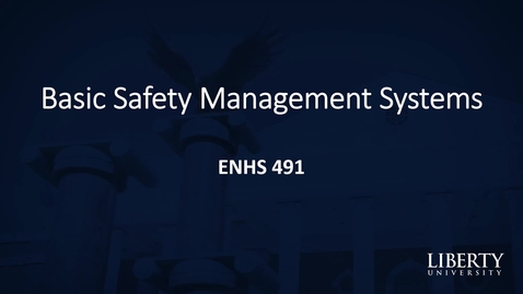 Thumbnail for Basic Safety Management Systems