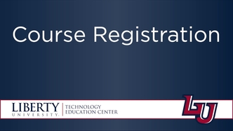 Course Registration Registrar Liberty University