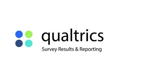 Thumbnail for entry Qualtrics Training - Survey Results and Reporting