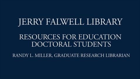 Jerry Falwell Library Liberty University