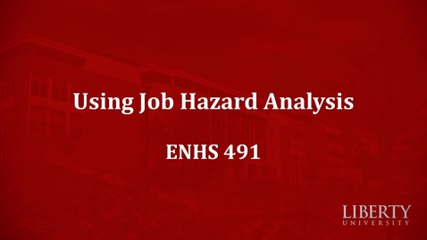 Thumbnail for Using Job Hazard Analysis